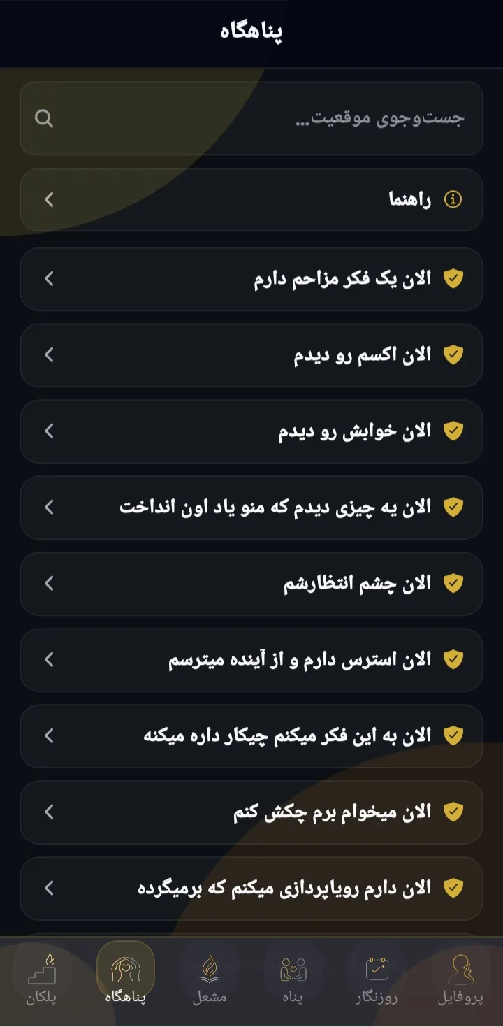 نمای اپلیکیشن ققنوس - تصویر ۲