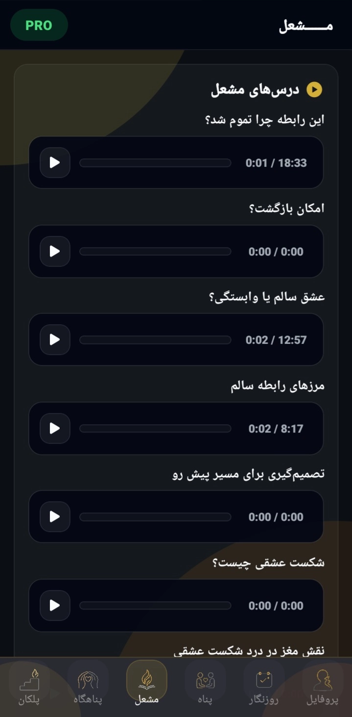 نمای مشعل اپ ققنوس