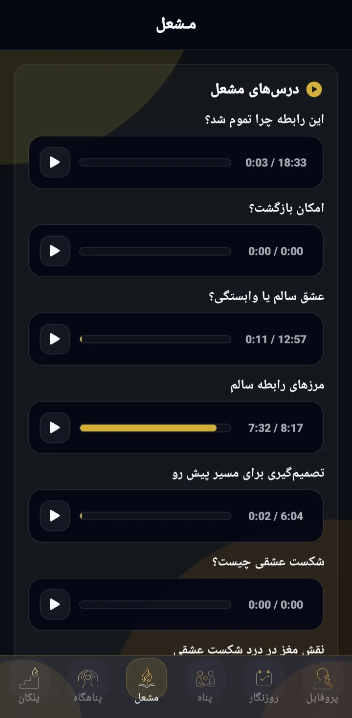 نمای اپلیکیشن ققنوس - تصویر ۳